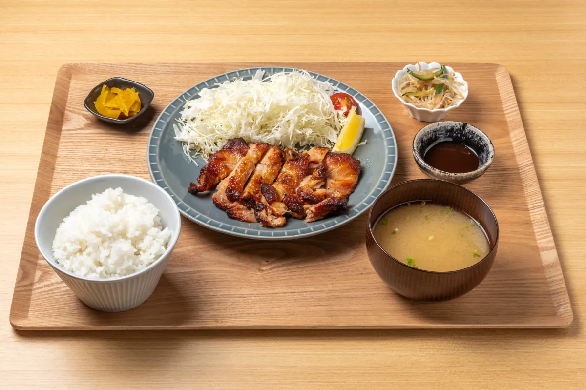照り焼きチキン定食